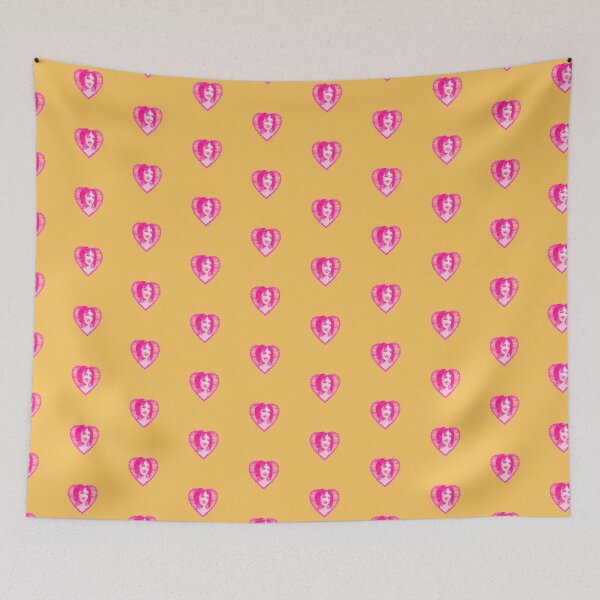 Item preview, Pink Yellow Plaid Chappell Roan Midwest Princess Lacy Heart Smile designed and sold by aestheticqueen.
