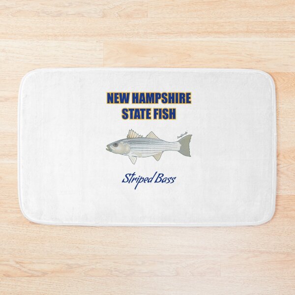 Item preview, New Hampshire State Saltwater Game Fish - Striped Bass T-Shirt designed and sold by KaplanCrypto.