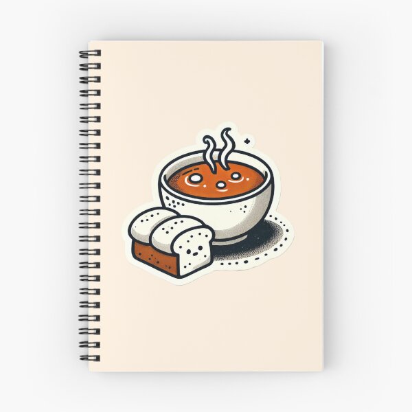 Item preview, Cozy Cute Soup And Bread designed and sold by Bug-and-Dove.