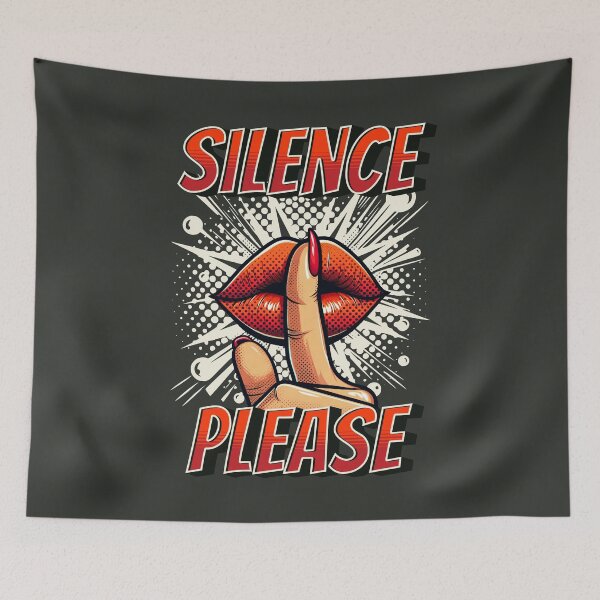 Item preview, Silence Please designed and sold by ORuaircDesigns.