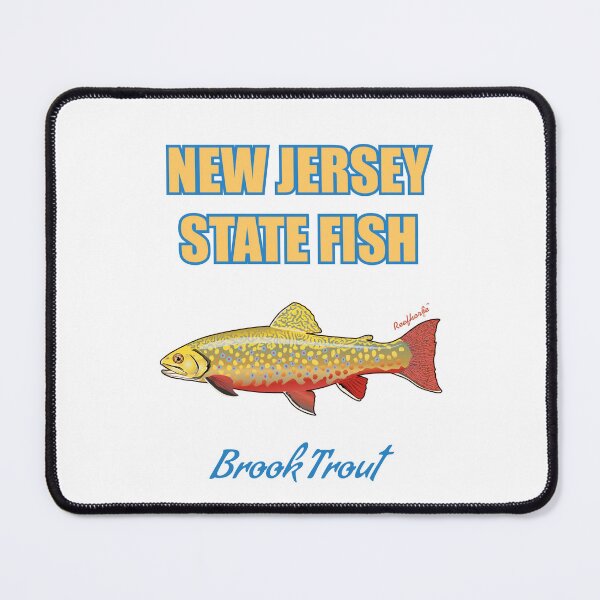 Item preview, New Jersey State Freshwater Fish - Brook Trout T-Shirt designed and sold by KaplanCrypto.