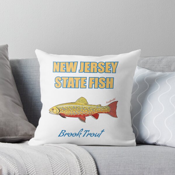 Item preview, New Jersey State Freshwater Fish - Brook Trout T-Shirt designed and sold by KaplanCrypto.