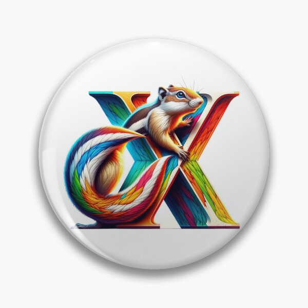 Item preview, Exotic Xerus Art with Colorful 'X' designed and sold by takeng07.