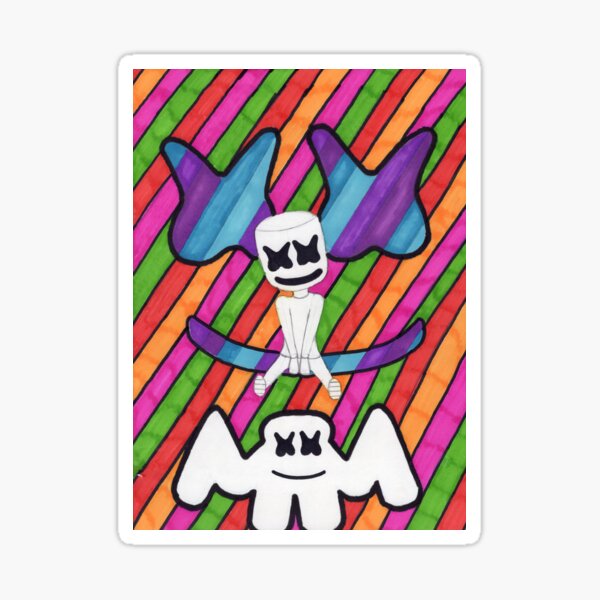 Item preview, Marshmello FanArt designed and sold by DarkStarStudios.