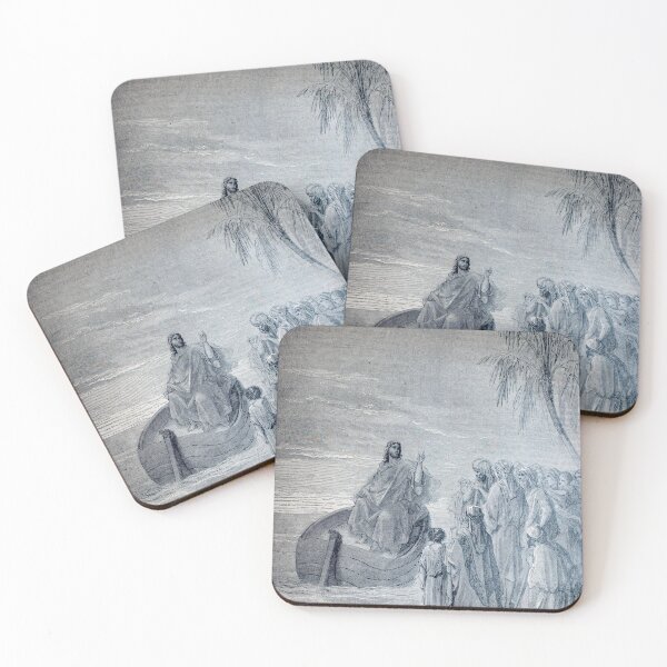 Item preview, Jesus Christ: Preaching at the Sea of Galilee designed and sold by Saturnspx.