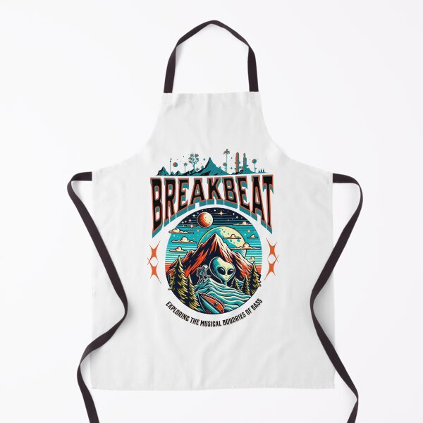 Item preview, BREAKBEAT  - Alien Boundaries Of Bass (Black)  designed and sold by Discothreadz.