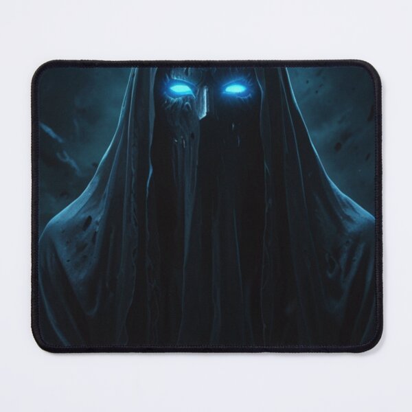 Item preview, The Abyssal Watcher: Glowing Blue Eyes in the Darkness designed and sold by Kamal Khajeb.