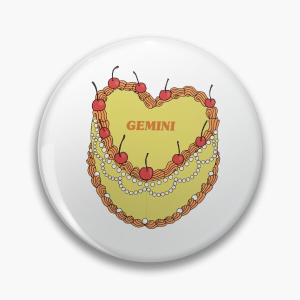 Item preview, Gemini Vintage Heart Cake designed and sold by mynameisliana.