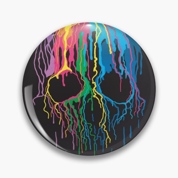 Item preview, Rainbow Paint Skull designed and sold by LUCYS-WORKSHOP.