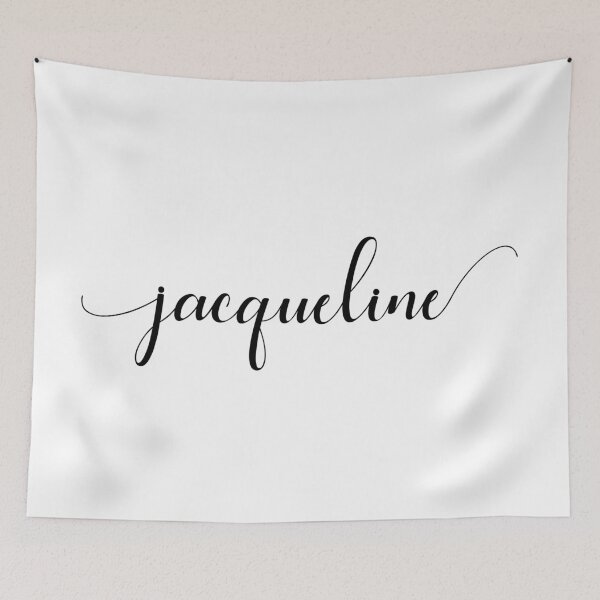 Item preview, Jacqueline - Custom name on delicate black cursive font designed and sold by To the Lua.