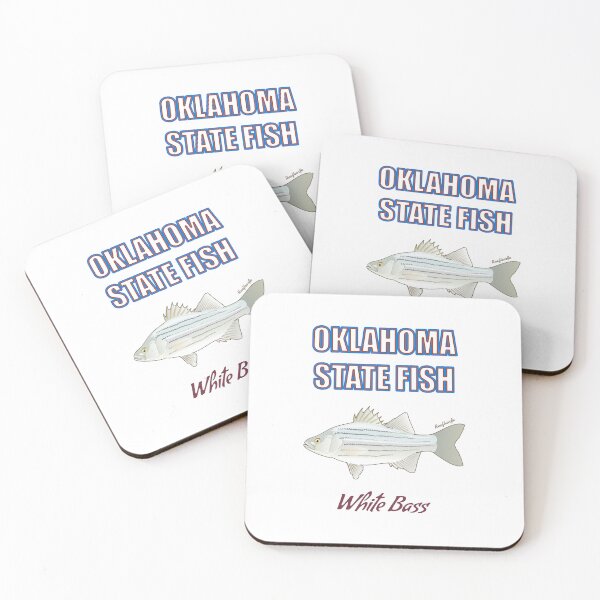Item preview, Oklahoma State Fish - White Bass T-Shirt designed and sold by KaplanCrypto.