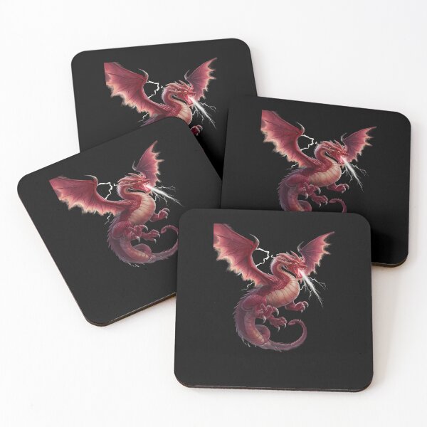 Item preview,  Red Dragon with Expansive Wings, Sharp Claws, and Scales designed and sold by macadolie.