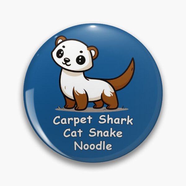 Item preview, The Carpet Shark, Cat Snake, Noodle: Ferrets designed and sold by JP-FoxAndCrow.