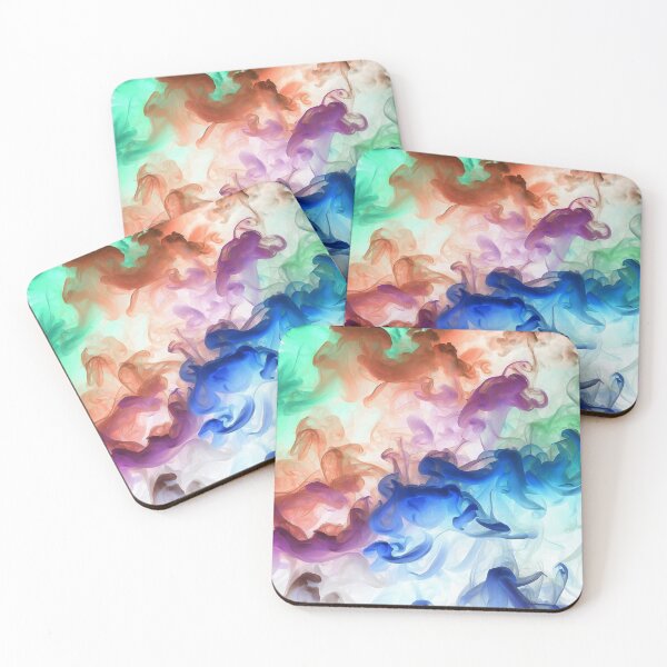Item preview, Smokey Colourful, Abstract Print designed and sold by larissa-myrie.