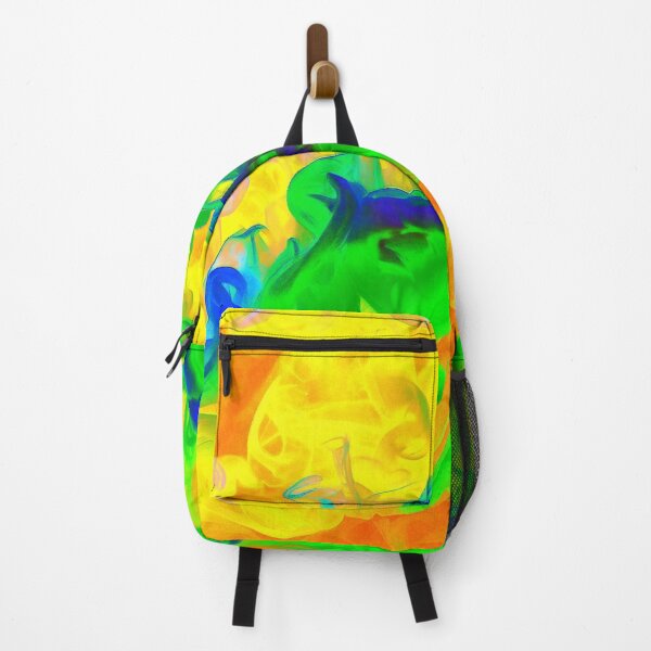 Item preview, Orange and Green, Smokey Colourful, Abstract Print designed and sold by larissa-myrie.