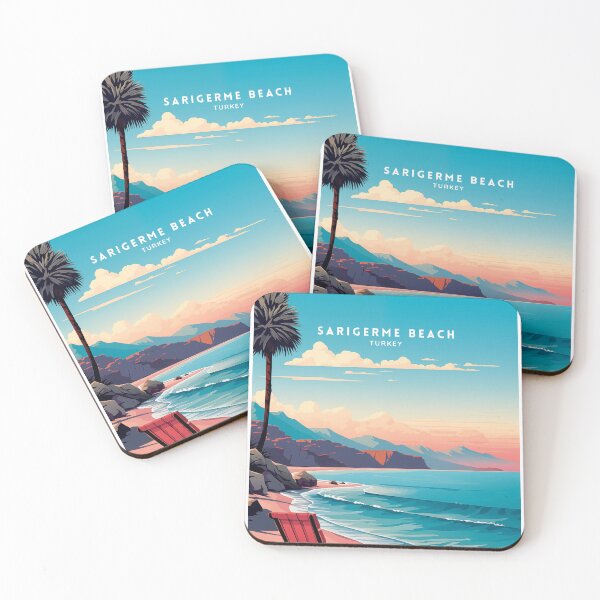 Item preview, Sarigerme Beach Turkey Tropical Escape designed and sold by NeuralVibe.