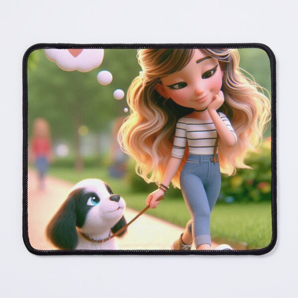 Item preview, Dreaming of You: A Girl and Her Dog designed and sold by choder61.