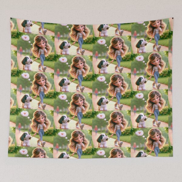 Item preview, Dreaming of You: A Girl and Her Dog designed and sold by choder61.