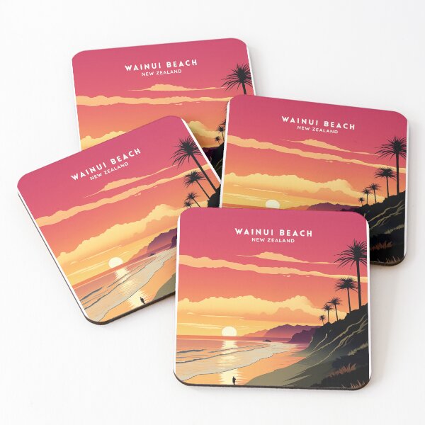 Item preview, Wainui Beach New Zealand designed and sold by NeuralVibe.