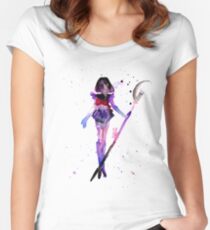 Aquarelle de Saturne T-shirt échancré