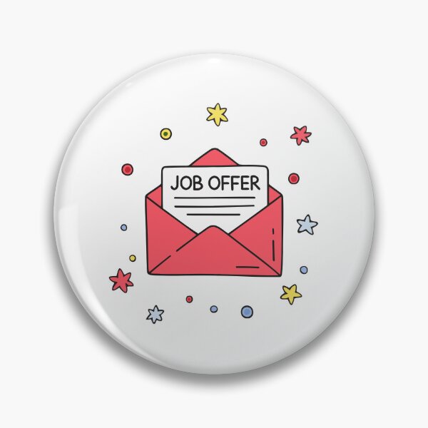 Item preview, Illustration of Job offer letter in envelope designed and sold by rasagamastore.