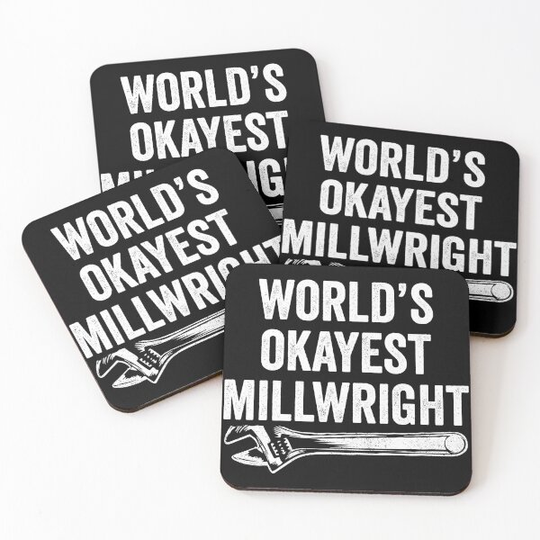 Item preview, World's Okayest Millwright - Funny Mechanic Technician designed and sold by kevzadevinca.