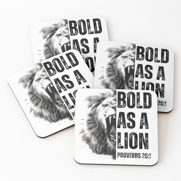 Item preview, Bold as a Lion: Proverbs 28:1 designed and sold by SpendieSellers.