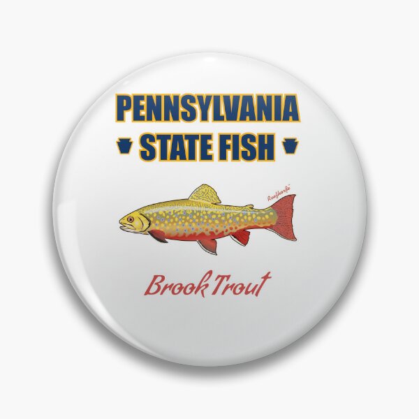 Item preview, Pennsylvania State Fish - Brook Trout T-Shirt designed and sold by KaplanCrypto.