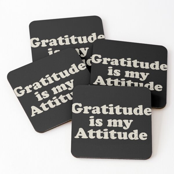 Item preview, Gratitude is my Attitude - Motivational Message designed and sold by crenaviolena.