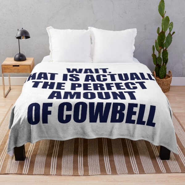 Item preview, The Perfect Amount of Cowbell - Navy Blue Text designed and sold by Artsy Sharky.