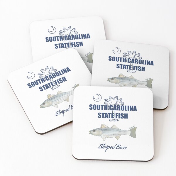 Item preview, South Carolina State Fish - Striped Bass T-Shirt designed and sold by KaplanCrypto.
