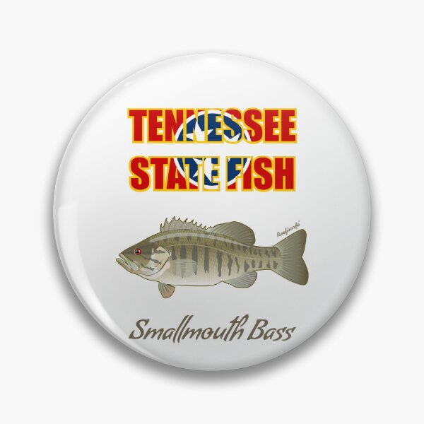 Artikelvorschau, Tennessee State Sport Fish - Schwarzbarsch T-Shirt entworfen und verkauft von KaplanCrypto.