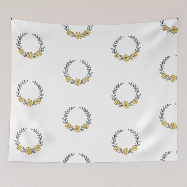 Item preview, Illustration of Wildflower floral crown designed and sold by rasagamastore.