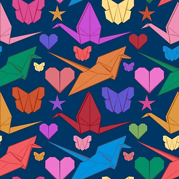 Artwork thumbnail, Origami Pattern by RorisRealms