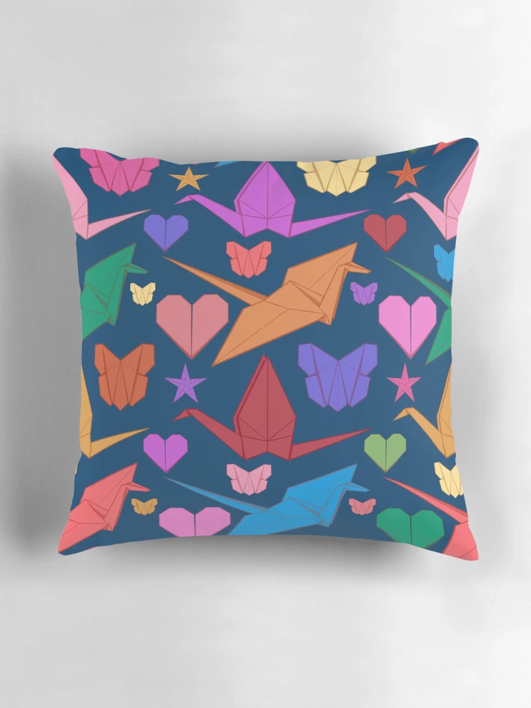 Thumbnail 3 of 4, Pillow, Origami Pattern designed and sold by RorisRealms.