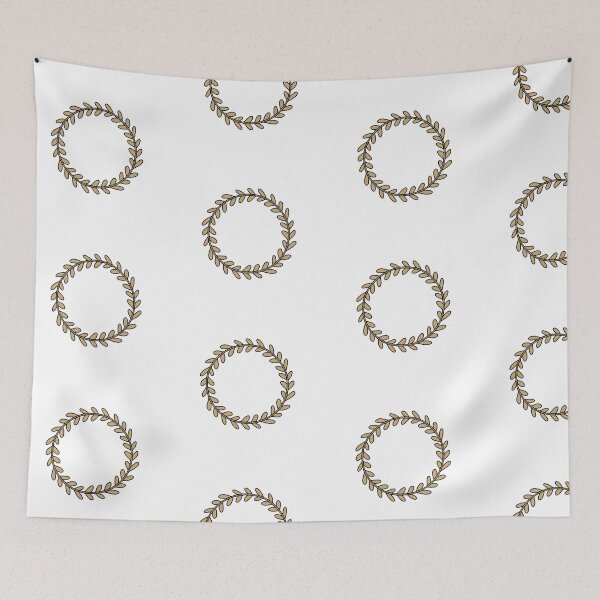 Item preview, Illustration of circular floral crown designed and sold by rasagamastore.