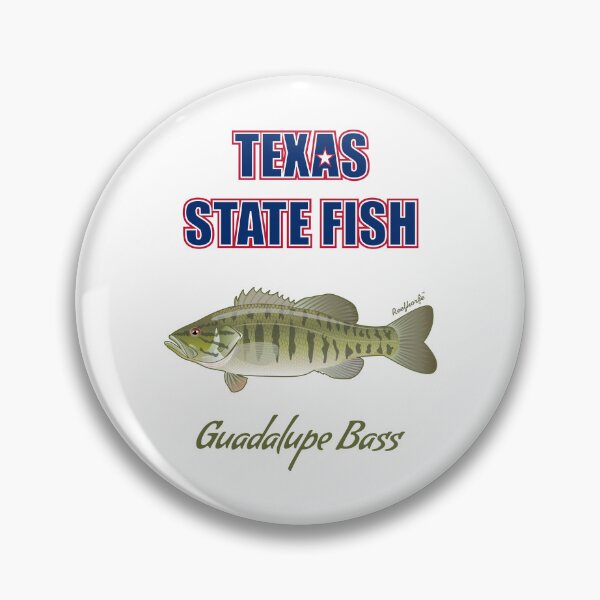 Artikelvorschau, Texas State Süßwasserfisch - Guadalupe Bass T-Shirt entworfen und verkauft von KaplanCrypto.