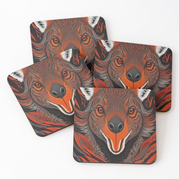 Item preview, Scarlet Kangaroo Outback designed and sold by sgtihrcu.