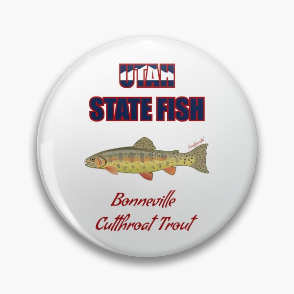 Item preview, Utah State Fish - Bonneville Cutthroat Trout T-Shirt designed and sold by KaplanCrypto.