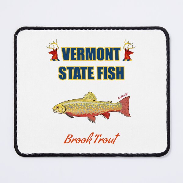 Item preview, Vermont State Cold Water Fish - Brook Trout T-Shirt designed and sold by KaplanCrypto.