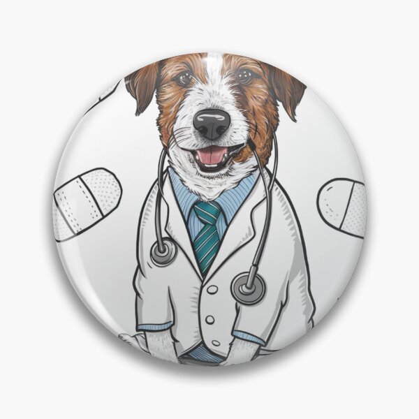 Item preview, Dog as doctor designed and sold by KukerLukii.
