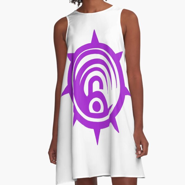 Vista previa del artículo con la obra «Símbolo morado de los limpiadores Gachiakuta», diseñado y vendido por jraptorrex.