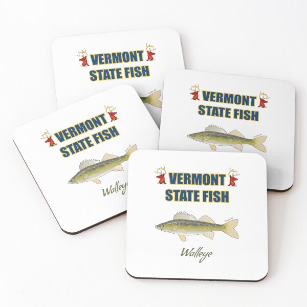 Item preview, Vermont State Warm Water Fish - Walleye T-Shirt designed and sold by KaplanCrypto.