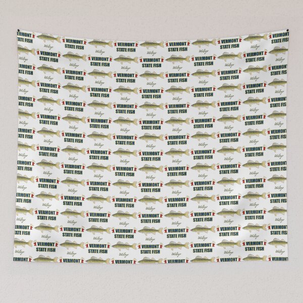 Item preview, Vermont State Warm Water Fish - Walleye T-Shirt designed and sold by KaplanCrypto.