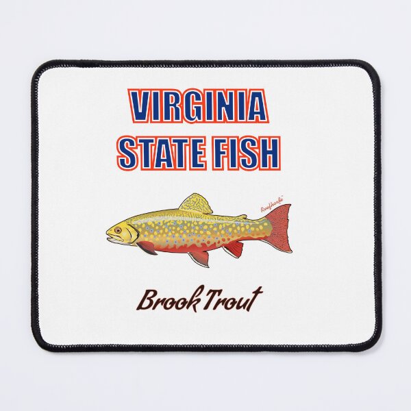 Item preview, Virginia State Freshwater Fish - Brook Trout T-Shirt designed and sold by KaplanCrypto.