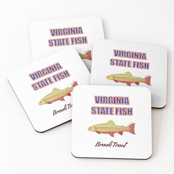 Item preview, Virginia State Freshwater Fish - Brook Trout T-Shirt designed and sold by KaplanCrypto.
