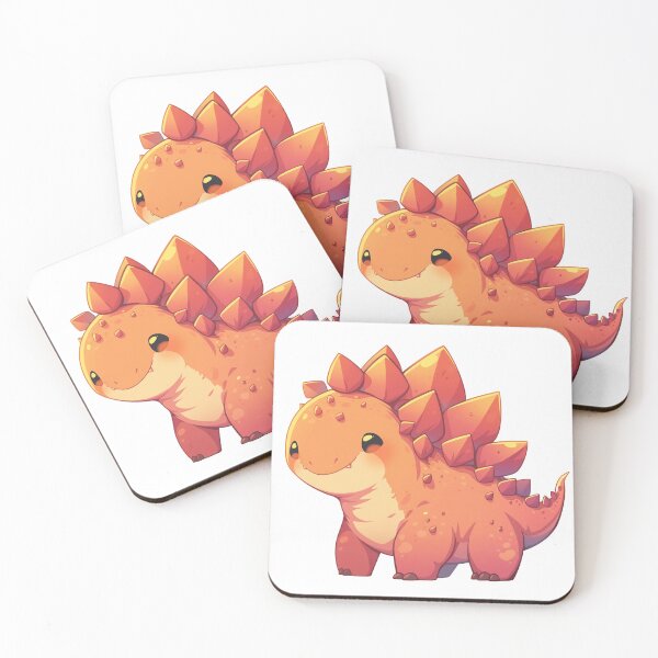Item preview, Stegosaurus Dinosaur Cartoon designed and sold by Sticker Ducks.