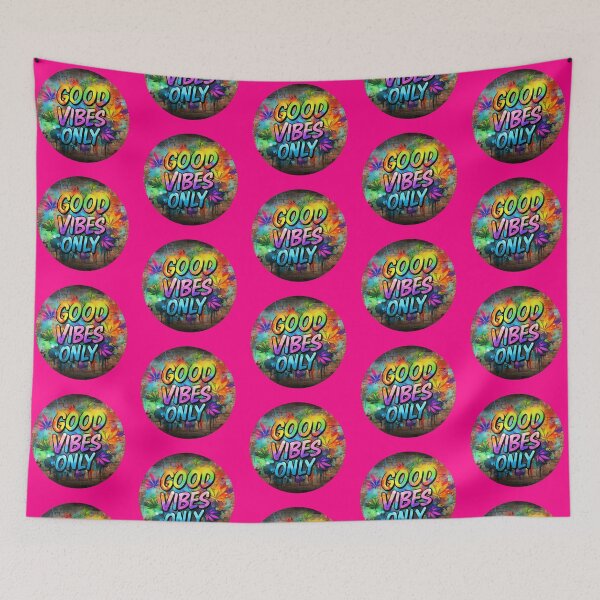 Item preview, Unique Marijuana Design - Good Vibes Only - Graffiti - Pink designed and sold by JLEmporium.