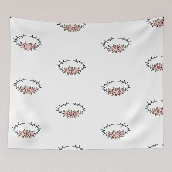 Item preview, Crown of roses and thorns Illustration designed and sold by rasagamastore.