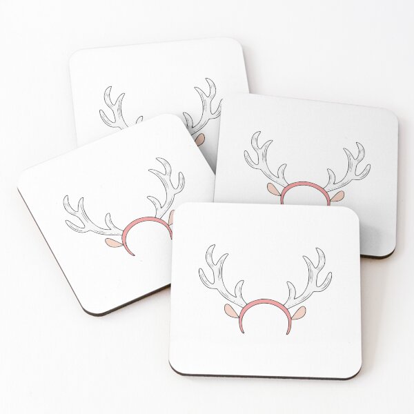 Item preview, Illustration of deer antler headband designed and sold by rasagamastore.